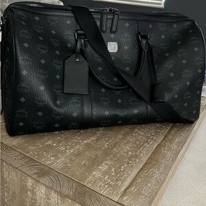 MCM Black Men's Travel Bag
